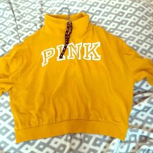 yellow sweatshirt from vs/pink!